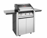 BeefEater 1600s Series - 3 Burner BBQ & Side Burner Trolley